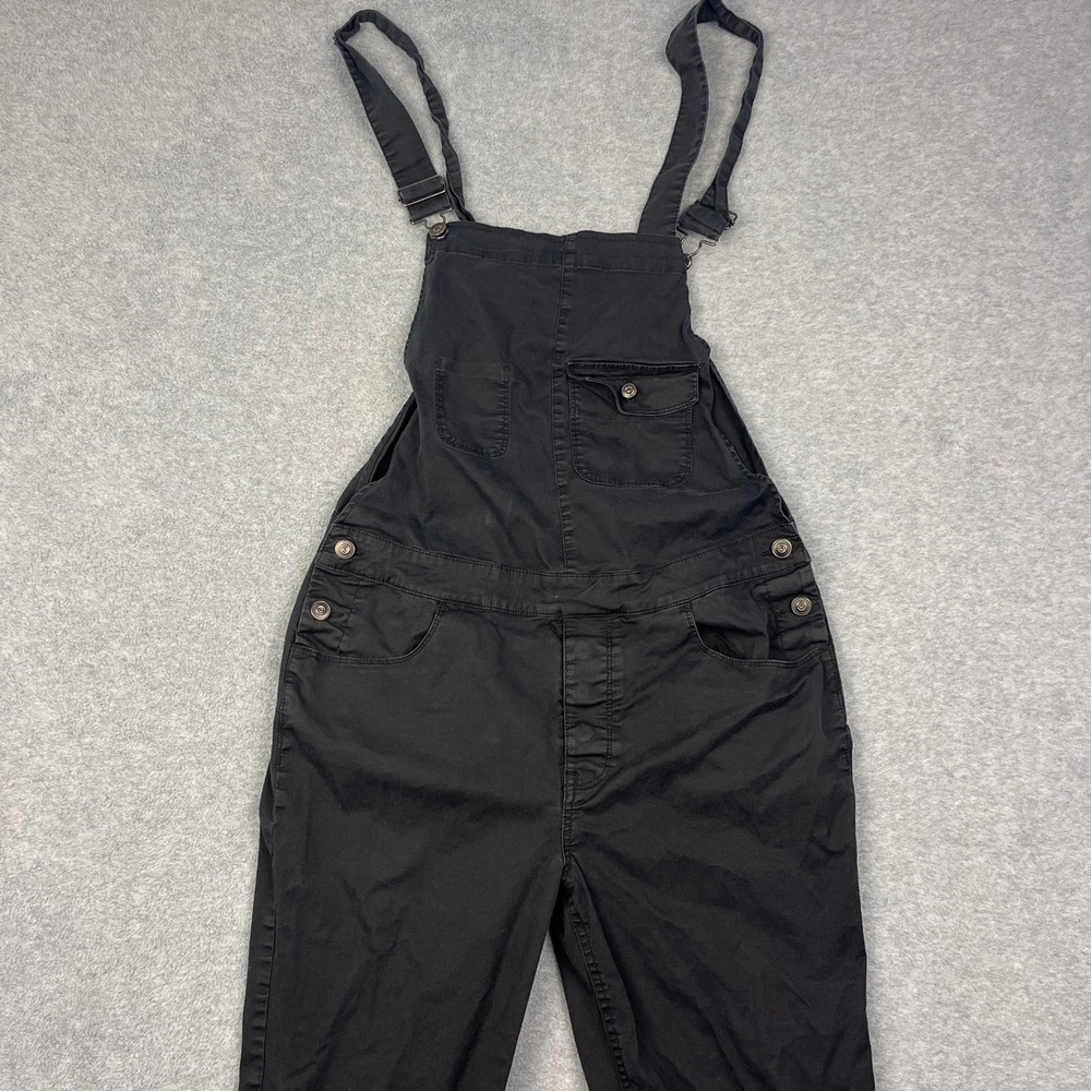ASOS Overalls Men 34 Black Bib Pants Adjustable Straps Workwear